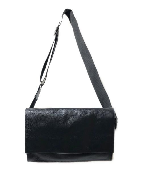 ear PAPILLONNER（イアパピヨネ）ear PAPILLONNER (イアパピヨネ) ワイドテープショルダーバッグ ブラックの古着・服飾アイテム