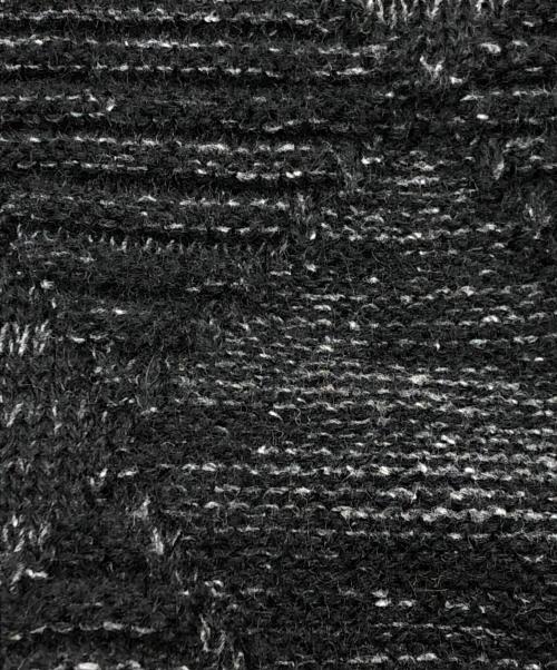 bodysong.（ボディソング）bodysong. (ボディソング) ランダムリブデザインニット ブラック×ブルー サイズ:表記なしの古着・服飾アイテム