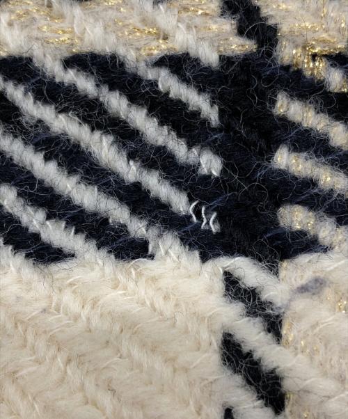 MARNI（マルニ）MARNI (マルニ) 2WAYバッグ ネイビー×ホワイトの古着・服飾アイテム