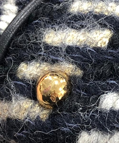 MARNI（マルニ）MARNI (マルニ) 2WAYバッグ ネイビー×ホワイトの古着・服飾アイテム