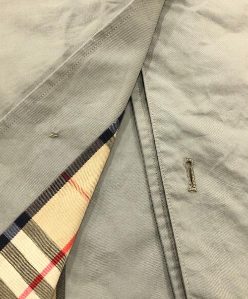 Burberry's（バーバリー）Burberry's (バーバリーズ) 裏ノヴァチェックステンカラーコート カーキ サイズ:48の古着・服飾アイテム