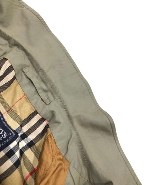 Burberry's（バーバリー）Burberry's (バーバリーズ) 裏ノヴァチェックステンカラーコート カーキ サイズ:48の古着・服飾アイテム