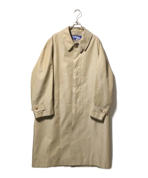 COMME des GARCONS JUNYA WATANABE MAN（コム デ ギャルソン ジュンヤ ワタナベ マン）COMME des GARCONS JUNYA WATANABE MAN (コム デ ギャルソン ジュンヤ ワタナベ マン) 綿エステルギャバウールジャガードコート ベージュ サイズ:Sの古着・服飾アイテム