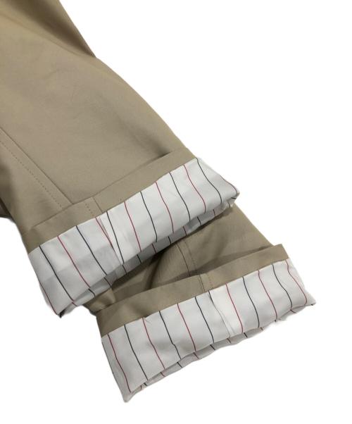 COMME des GARCONS JUNYA WATANABE MAN（コム デ ギャルソン ジュンヤ ワタナベ マン）COMME des GARCONS JUNYA WATANABE MAN (コム デ ギャルソン ジュンヤ ワタナベ マン) 綿エステルギャバウールジャガードコート ベージュ サイズ:Sの古着・服飾アイテム