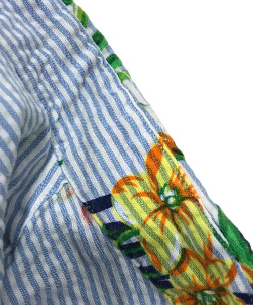 RALPH LAUREN（ラルフローレン）RALPH LAUREN (ラルフローレン) シアサッカーアロハシャツ/ストライプ半袖シャツ マルチカラー サイズ:Mの古着・服飾アイテム