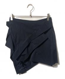 JUNYA WATANABE COMME des GARCONS（(ジュンヤワタナベ コムデギャルソン）の古着「変形スカート」｜ネイビー