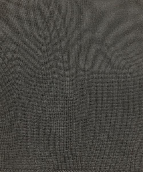 BALLSEY（ボールジィ）BALLSEY (ボールジィ) ウールコットンパールコンビ クルーネックカーディガン ブラック サイズ:Sの古着・服飾アイテム