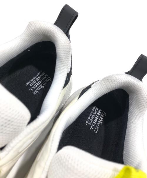 MERRELL（メレル）MERRELL (メレル) FreshService (フレッシュサービス) MOAB SPEED 2 スニーカー イエロー×ホワイト サイズ:USA11/UK10.5/EUR46の古着・服飾アイテム