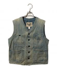 RRL（ダブルアールエル）の古着「ピンストライプデニムベスト / ELLENGTON VEST」｜インディゴ