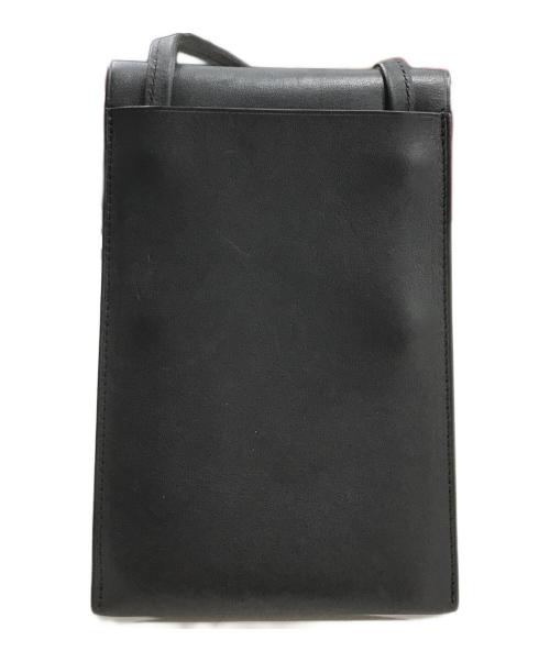 ISAAC REINA（イザック レイナ）ISAAC REINA (イザック レイナ) レザーサコッシュ ブラックの古着・服飾アイテム