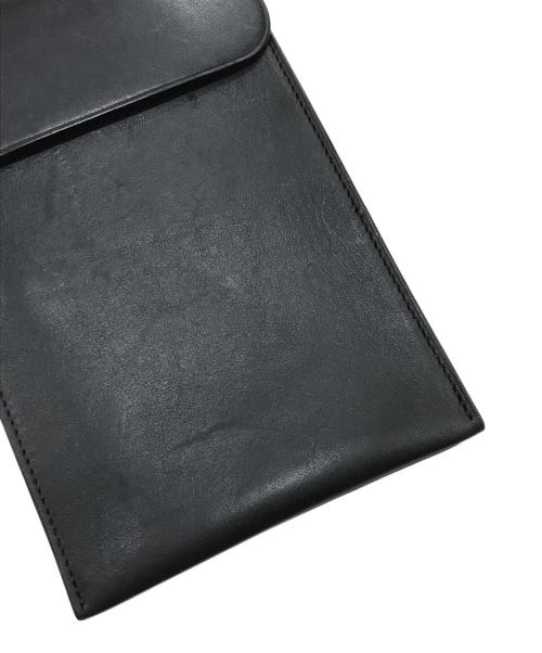 ISAAC REINA（イザック レイナ）ISAAC REINA (イザック レイナ) レザーサコッシュ ブラックの古着・服飾アイテム