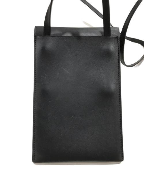 ISAAC REINA（イザック レイナ）ISAAC REINA (イザック レイナ) レザーサコッシュ ブラックの古着・服飾アイテム