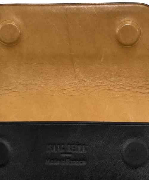 ISAAC REINA（イザック レイナ）ISAAC REINA (イザック レイナ) レザーサコッシュ ブラックの古着・服飾アイテム