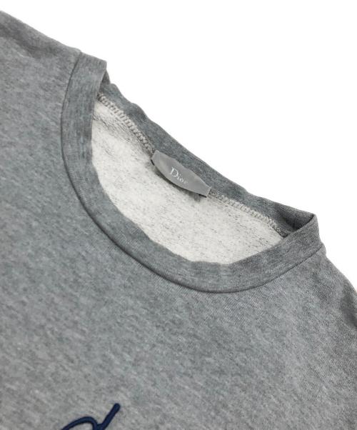 Christian Dior（クリスチャン ディオール）Christian Dior (クリスチャン ディオール) エンブロイダリースウェット グレー サイズ:Sの古着・服飾アイテム