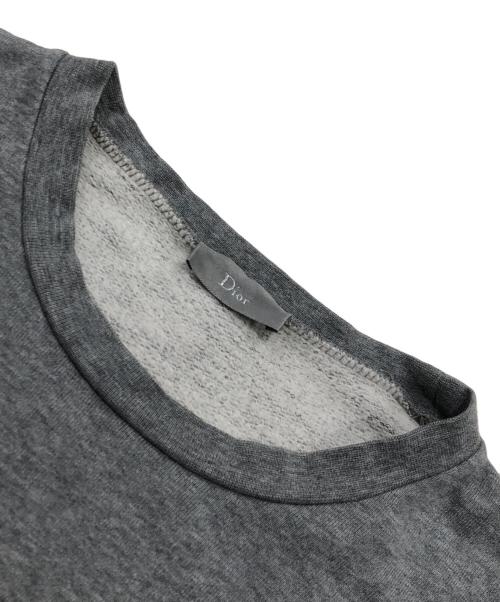 Christian Dior（クリスチャン ディオール）Christian Dior (クリスチャン ディオール) エンブロイダリースウェット グレー サイズ:Sの古着・服飾アイテム