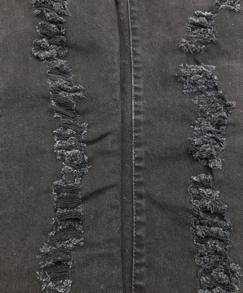 Dior（ディオール）DIOR (ディオール) デストロイ加工デニムパンツ ブラック サイズ:71cm（W28）の古着・服飾アイテム