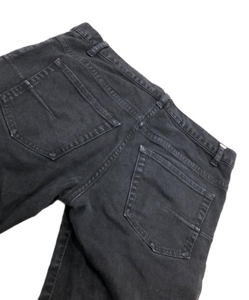 Dior（ディオール）DIOR (ディオール) デストロイ加工デニムパンツ ブラック サイズ:71cm（W28）の古着・服飾アイテム