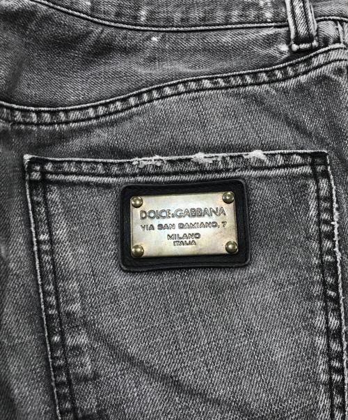 DOLCE & GABBANA（ドルチェ＆ガッバーナ）DOLCE & GABBANA (ドルチェ＆ガッバーナ) デニムパンツ/ダメージデニムパンツ グレー サイズ:44の古着・服飾アイテム