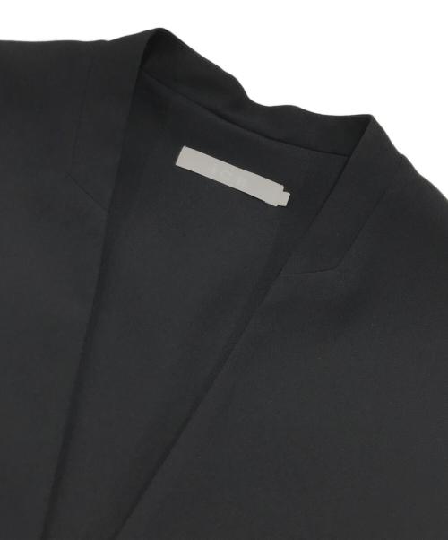 icB（アイシービー）icB (アイシービー) Fluid Back Satinジレ ブラック サイズ:4の古着・服飾アイテム