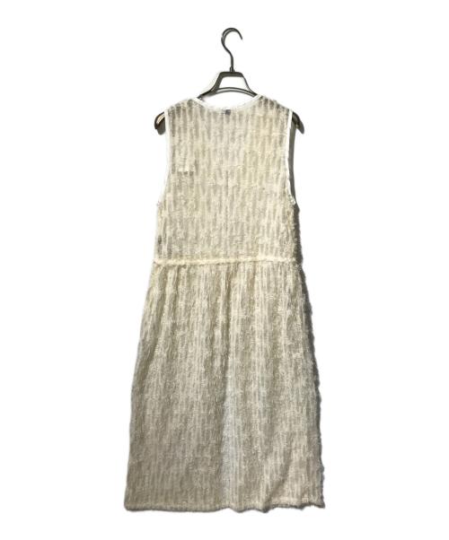 SHIPS any（シップスエニィ）SHIPS any (シップスエニィ) チュールロングジレ/レースジレ ベージュ サイズ:Ｆの古着・服飾アイテム