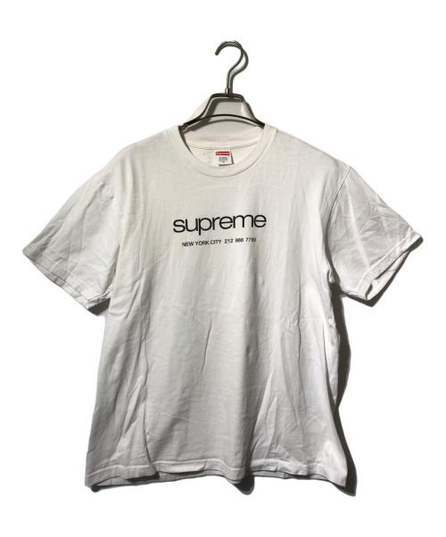 SUPREME（シュプリーム）SUPREME (シュプリーム) ショップTシャツ/クルーネック ホワイト サイズ:Mの古着・服飾アイテム