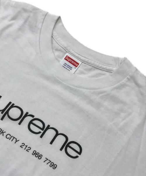 SUPREME（シュプリーム）SUPREME (シュプリーム) ショップTシャツ/クルーネック ホワイト サイズ:Mの古着・服飾アイテム