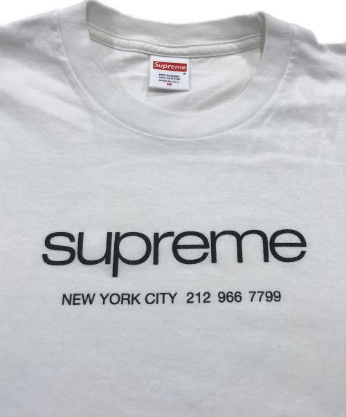 SUPREME（シュプリーム）SUPREME (シュプリーム) ショップTシャツ/クルーネック ホワイト サイズ:Mの古着・服飾アイテム