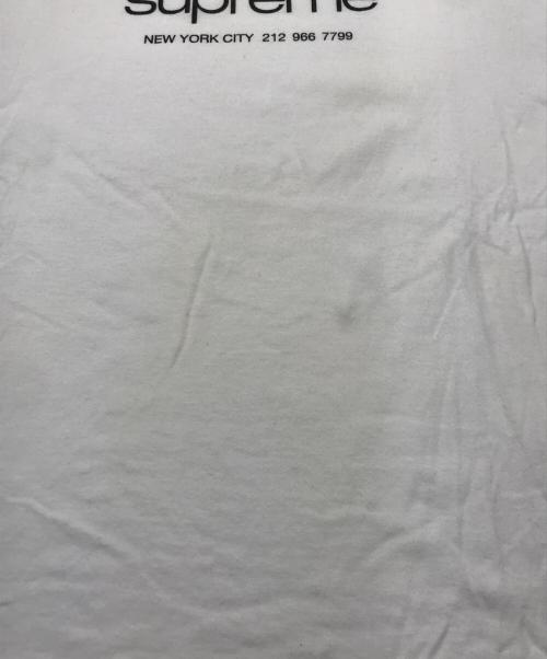 SUPREME（シュプリーム）SUPREME (シュプリーム) ショップTシャツ/クルーネック ホワイト サイズ:Mの古着・服飾アイテム
