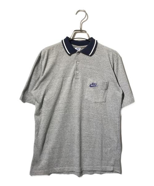 NIKE（ナイキ）NIKE (ナイキ) ヴィンテージポロシャツ グレー サイズ:Mの古着・服飾アイテム