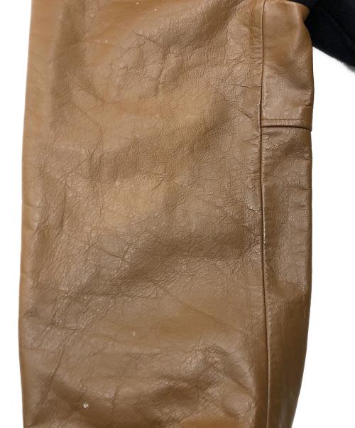 skookum（スクーカム）SKOOKUM (スクーカム) JOURNAL STANDARD relume (ジャーナルスタンダード レリューム) 別注 メルトンスタジャン ブラック サイズ:Lの古着・服飾アイテム