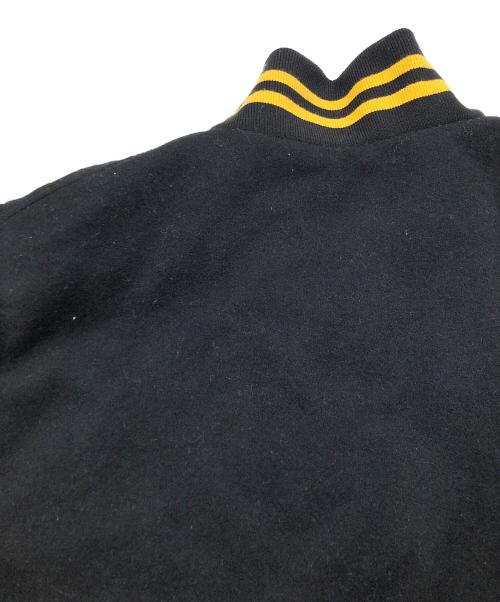 skookum（スクーカム）SKOOKUM (スクーカム) JOURNAL STANDARD relume (ジャーナルスタンダード レリューム) 別注 メルトンスタジャン ブラック サイズ:Lの古着・服飾アイテム