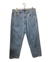 Lafayette（ラファイエット）の古着「LASER PROCESSED 5 POCKET WASHED デニムパンツ」｜インディゴ