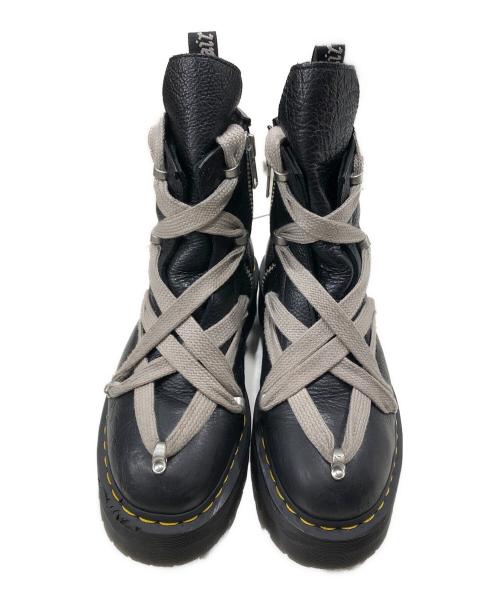 Dr.Martens（ドクターマーチン）Dr.Martens (ドクターマーチン) RICK OWENS (リックオウエンス) QUAD PENT 1460 8 Hole / ブーツ ブラック サイズ:UK8/EU42の古着・服飾アイテム