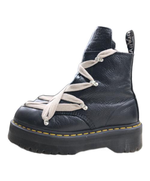 Dr.Martens（ドクターマーチン）Dr.Martens (ドクターマーチン) RICK OWENS (リックオウエンス) QUAD PENT 1460 8 Hole / ブーツ ブラック サイズ:UK8/EU42の古着・服飾アイテム