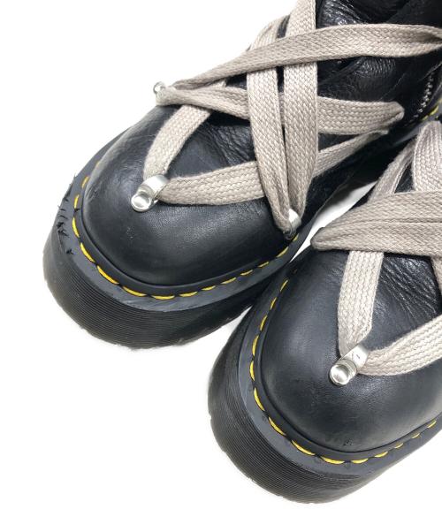 Dr.Martens（ドクターマーチン）Dr.Martens (ドクターマーチン) RICK OWENS (リックオウエンス) QUAD PENT 1460 8 Hole / ブーツ ブラック サイズ:UK8/EU42の古着・服飾アイテム