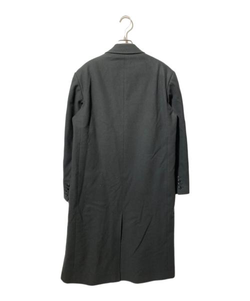 LAD MUSICIAN（ラッドミュージシャン）LAD MUSICIAN (ラッドミュージシャン) MELTON DOUBLE BREASTED CHESTER COAT メルトンダブルブレステッドチェスターコート グレー サイズ:42の古着・服飾アイテム