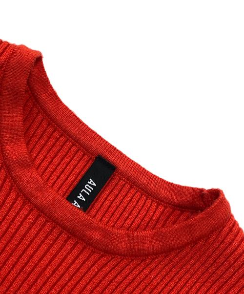 AULA AILA（アウラアイラ）AULA AILA (アウラアイラ) ボーダースリーブリブニット マルチカラーの古着・服飾アイテム