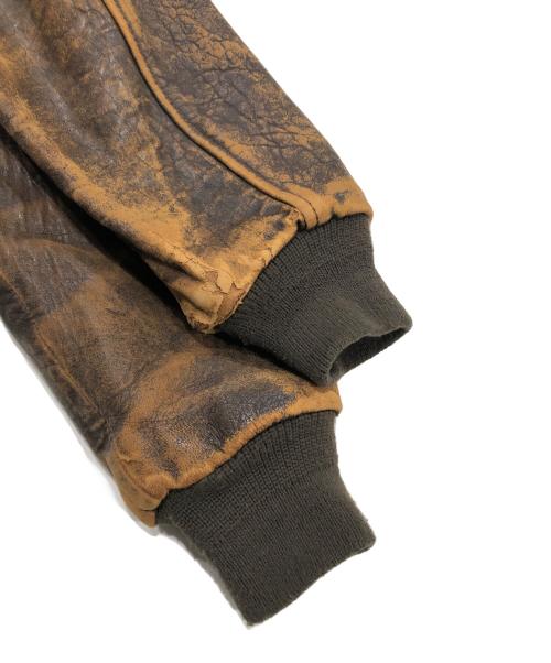 AVIREX（アヴィレックス）AVIREX (アヴィレックス) A2レザーフライトジャケット ブラウン サイズ:36の古着・服飾アイテム