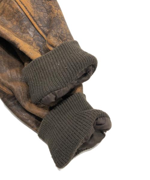 AVIREX（アヴィレックス）AVIREX (アヴィレックス) A2レザーフライトジャケット ブラウン サイズ:36の古着・服飾アイテム