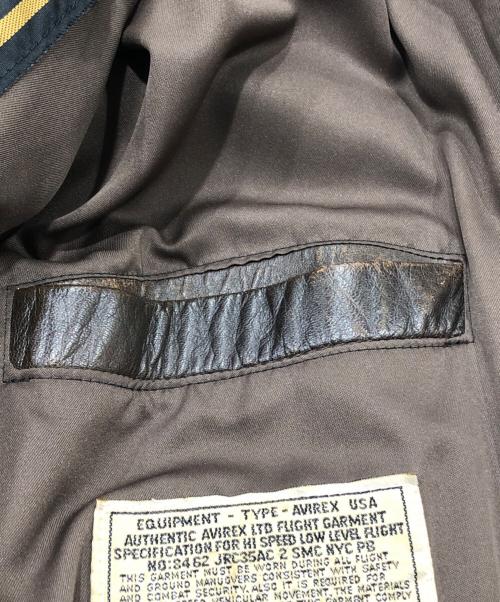 AVIREX（アヴィレックス）AVIREX (アヴィレックス) A2レザーフライトジャケット ブラウン サイズ:36の古着・服飾アイテム