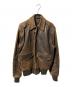 AVIREX（アヴィレックス）の古着「A2レザーフライトジャケット」｜ブラウン