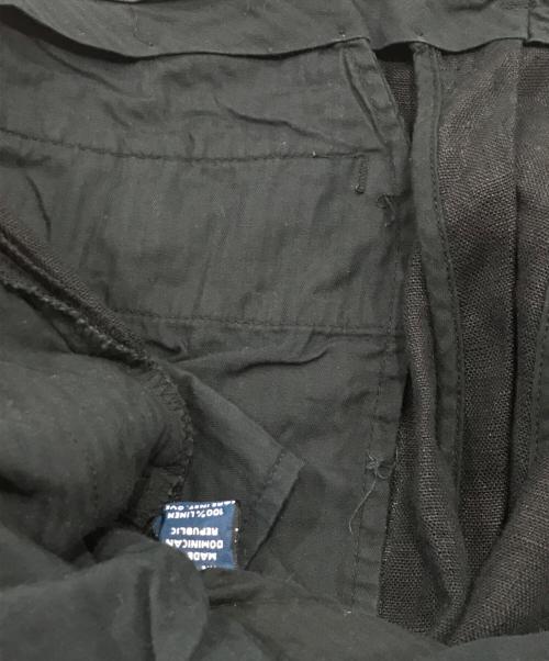 POLO RALPH LAUREN（ポロ・ラルフローレン）POLO RALPH LAUREN (ポロ・ラルフローレン) リネンパンツ／リネンスラックス ブラック サイズ:34✕32の古着・服飾アイテム