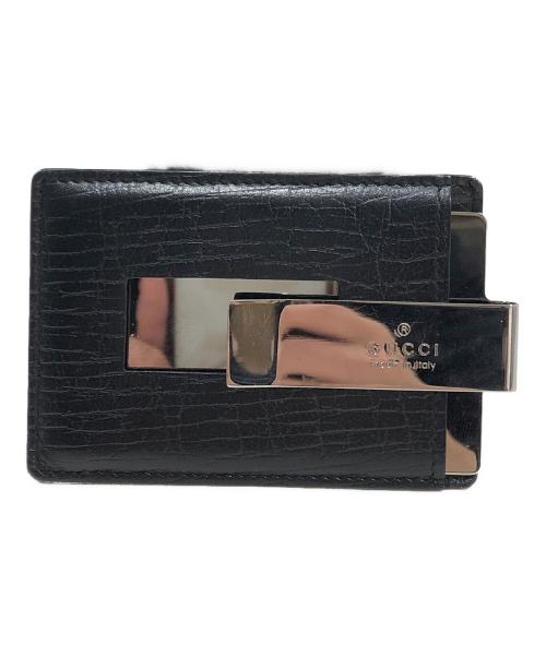GUCCI（グッチ）GUCCI (グッチ) マネークリップ/カードクリップ ブラックの古着・服飾アイテム