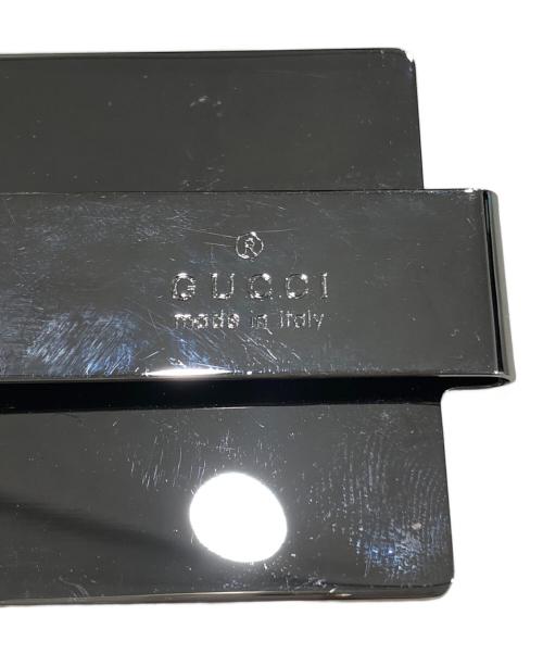 GUCCI（グッチ）GUCCI (グッチ) マネークリップ/カードクリップ ブラックの古着・服飾アイテム