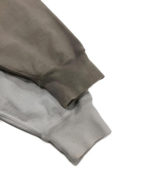 AURALEE（オーラリー）AURALEE (オーラリー) ORGANIC COTTON COMPACT GRADATION DYED SWEAT / グラデーションフーディー ベージュ サイズ:5の古着・服飾アイテム