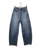 YANUKヤヌーク）の古着「カーブテーパードデニムパンツ」｜インディゴ
