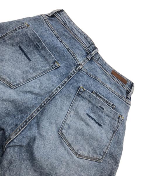 YANUK（ヤヌーク）YANUK (ヤヌーク) カーブテーパードデニムパンツ インディゴ サイズ:66cm（W26）の古着・服飾アイテム