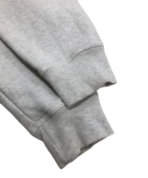 stussy（ステューシー）stussy (ステューシー) STOCK LOGO APPLIQUE HOODIE / ストックロゴアップリケフーディー グレー サイズ:Lの古着・服飾アイテム