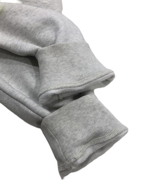 stussy（ステューシー）stussy (ステューシー) STOCK LOGO APPLIQUE HOODIE / ストックロゴアップリケフーディー グレー サイズ:Lの古着・服飾アイテム