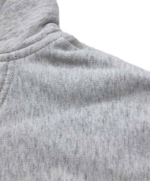 stussy（ステューシー）stussy (ステューシー) STOCK LOGO APPLIQUE HOODIE / ストックロゴアップリケフーディー グレー サイズ:Lの古着・服飾アイテム